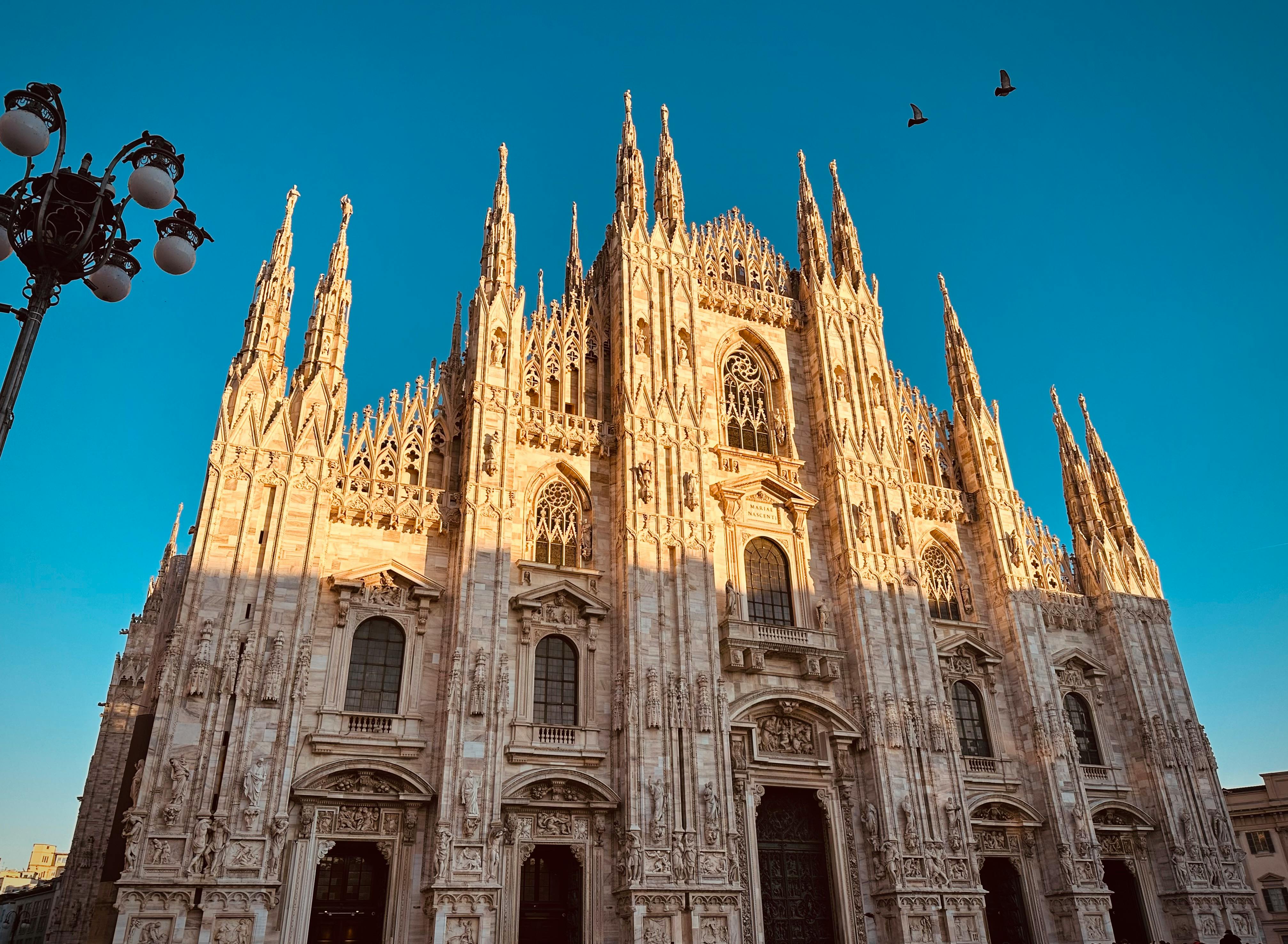 Milan Cathedral at golden hour