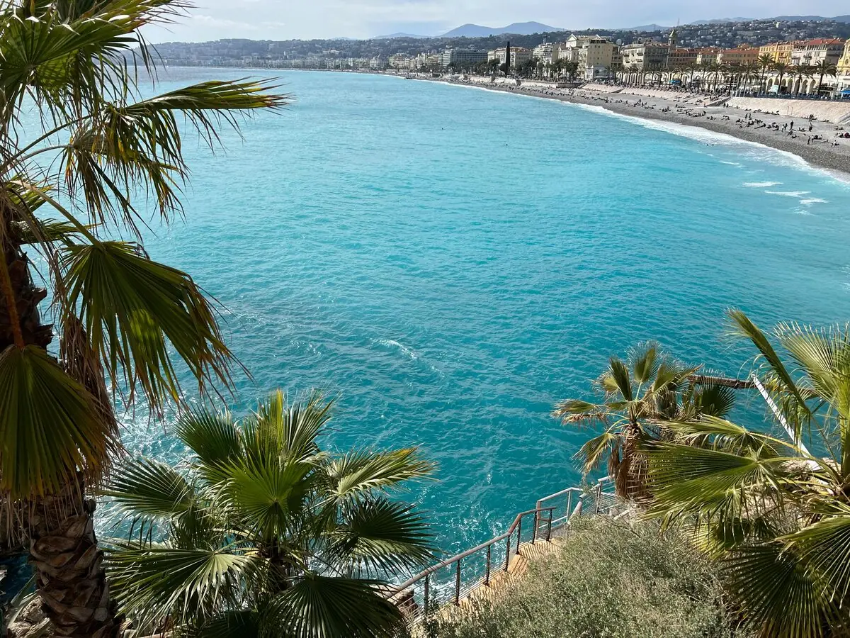 French Riviera coastline