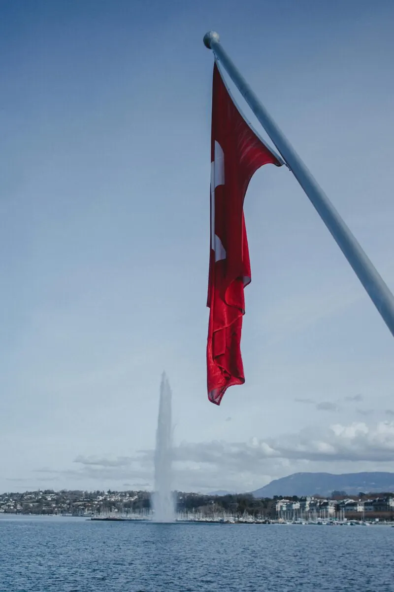 Lake Geneva with Jet d'Eau