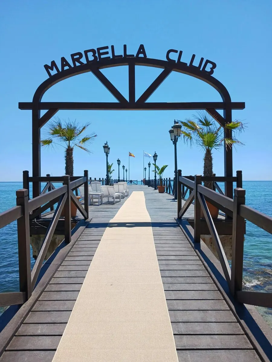 Marbella Club pier